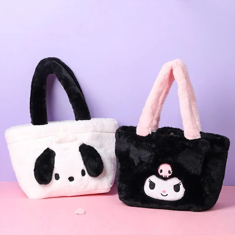 Kawaii Plush Tote Bag