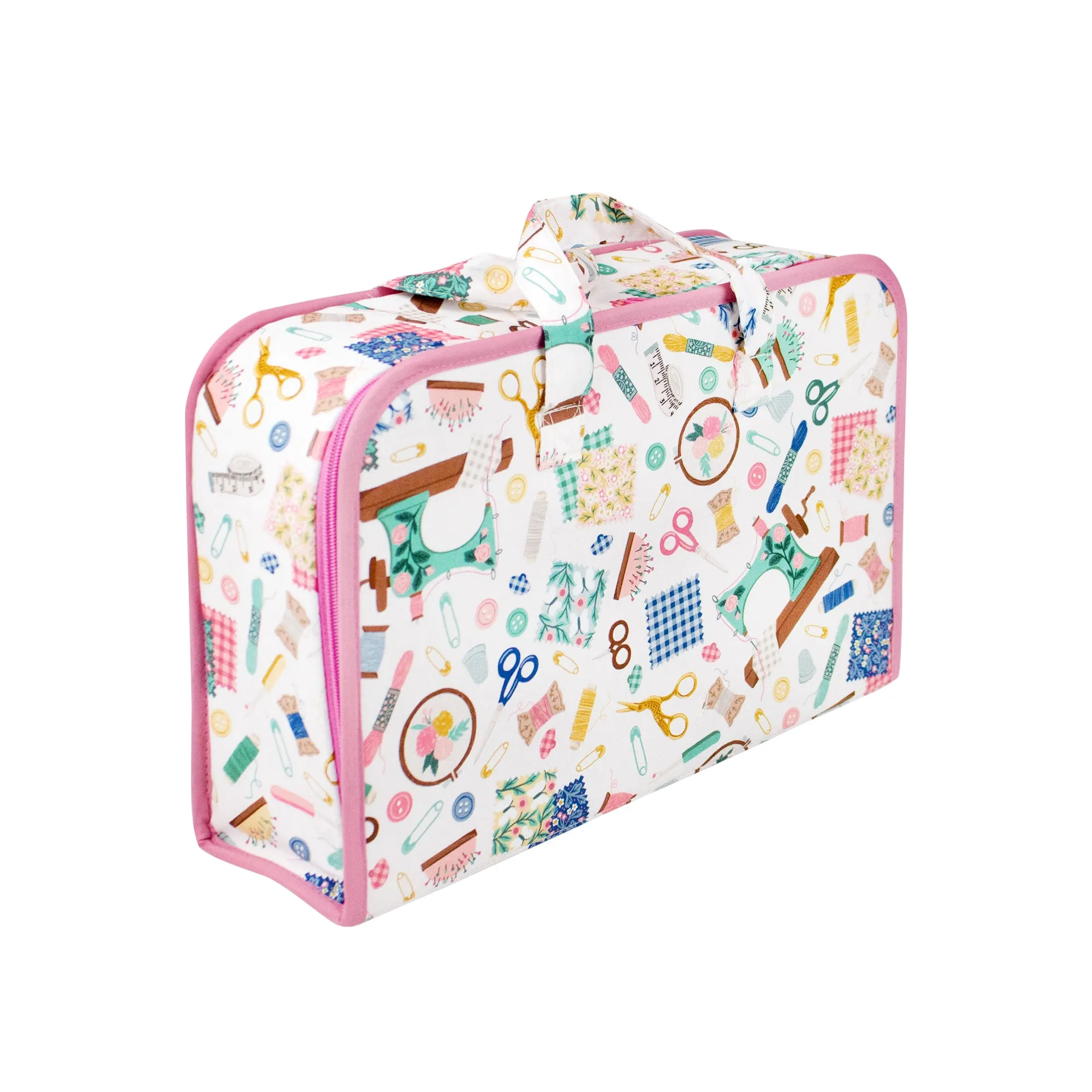 Knitting Carry All Storage Case- Notions Ivory