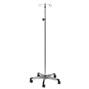 Knob Lock IV Pole with Heavy Base, 5-Legs 2-Hooks
