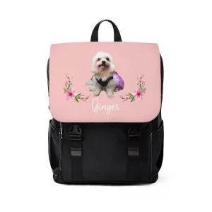 Linda Yeo Unisex Casual Shoulder Backpack