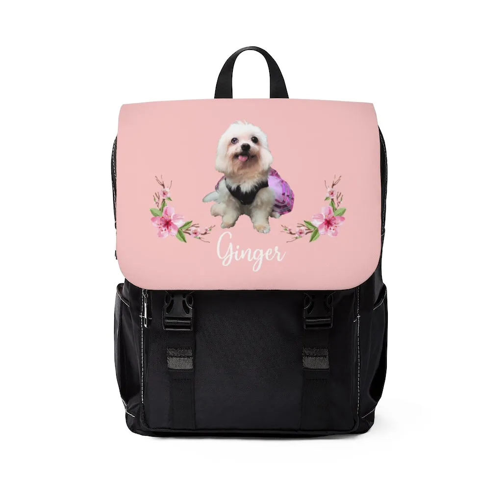 Linda Yeo Unisex Casual Shoulder Backpack