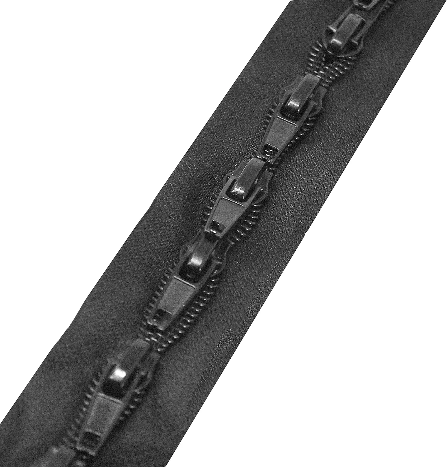 Mandala Crafts Long Zipper by The Yard - Coil Zipper by The Yard #5 - Continuous Zipper Roll for Sewing - Upholstery Zipper Chain with 16 Installed Sliders 4.4 Yards Long