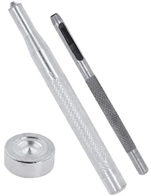 Mandala Crafts Stainless Steel Snap Fastener Button Kit with Tools for Leather Marine Boat Canvas Jeans Size 24 25 Sets 15mm