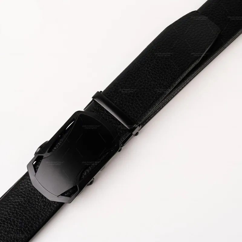 Men's Ratchet Belt - Premium Microfiber Leather Adjustable with Unique Slide Belt Buckle