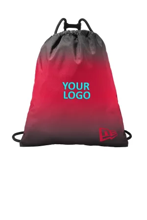 New Era Game Day Custom Cinch Sacks, Scarlet Ombre