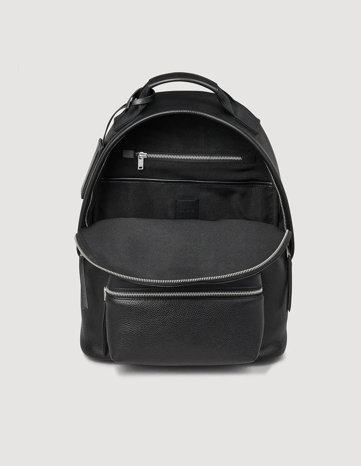 Newbackpack Coated Coated Canvas Backpack Black