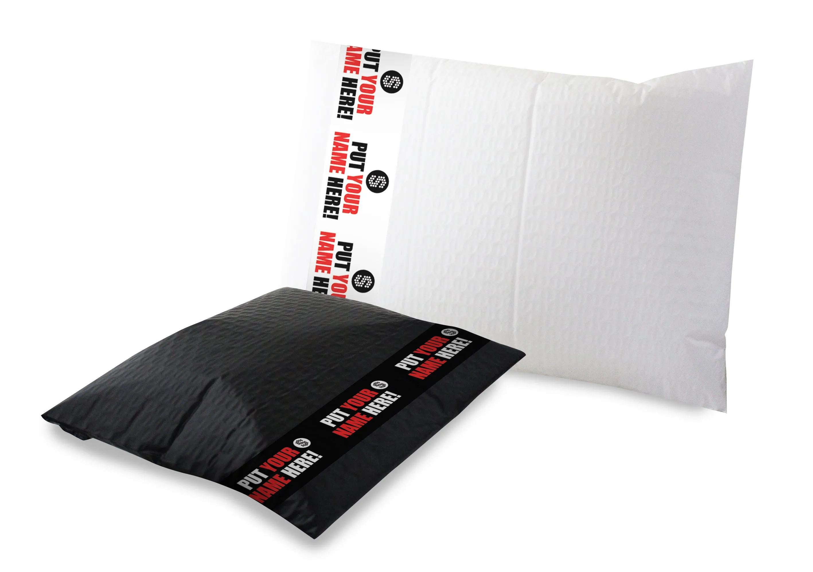 Padded Mailer with Banner (White - end opening) Price per carton