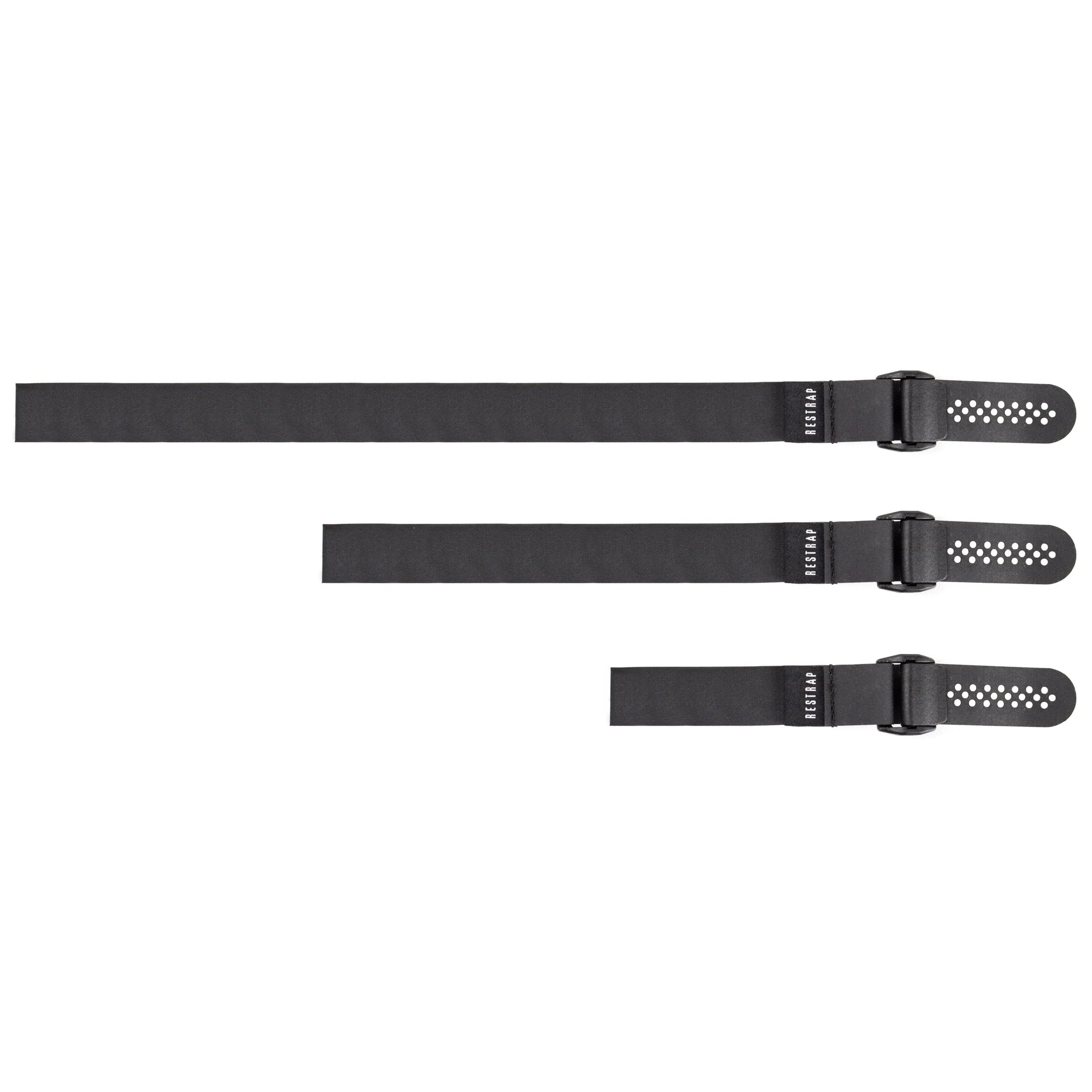 Restrap Fast Straps Mix Pack - Black - Pack of 3