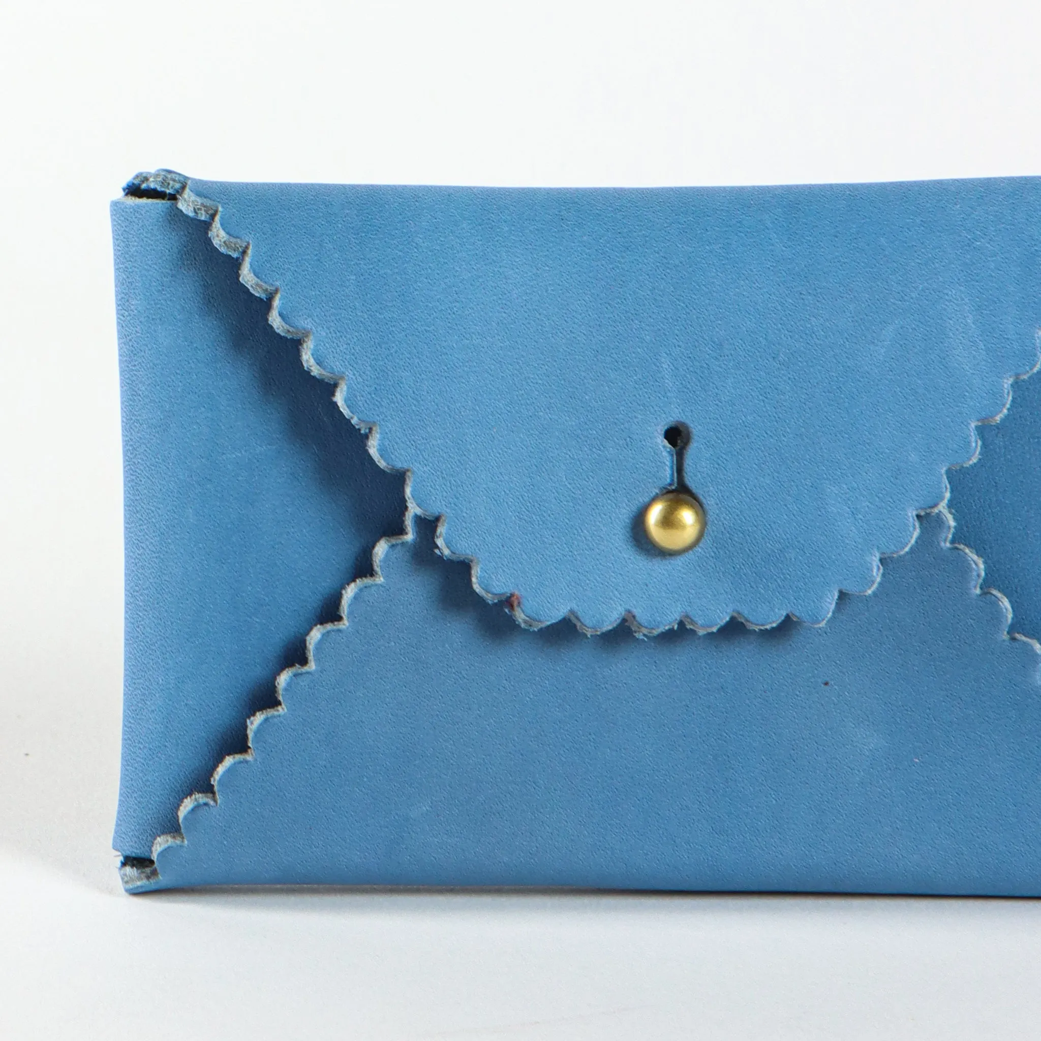 Scallop Wallet | Cerulean Pine