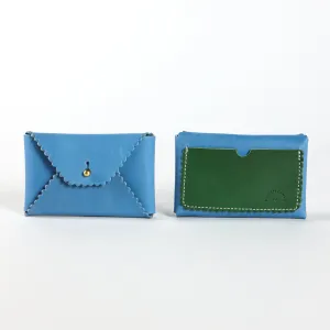 Scallop Wallet | Cerulean Pine