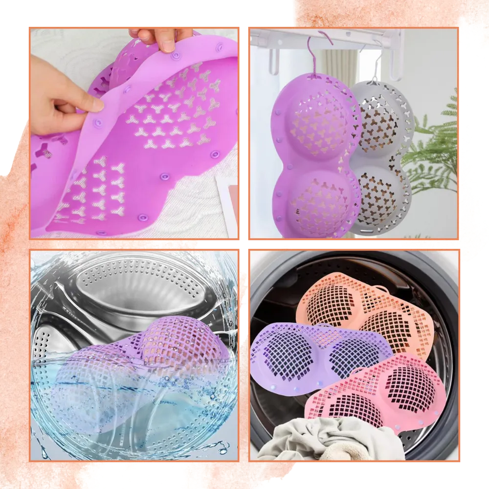 Secure Closure Bra Washing Bags