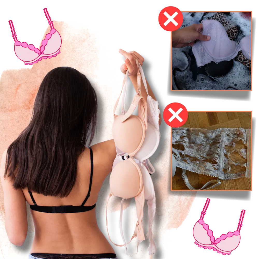Secure Closure Bra Washing Bags