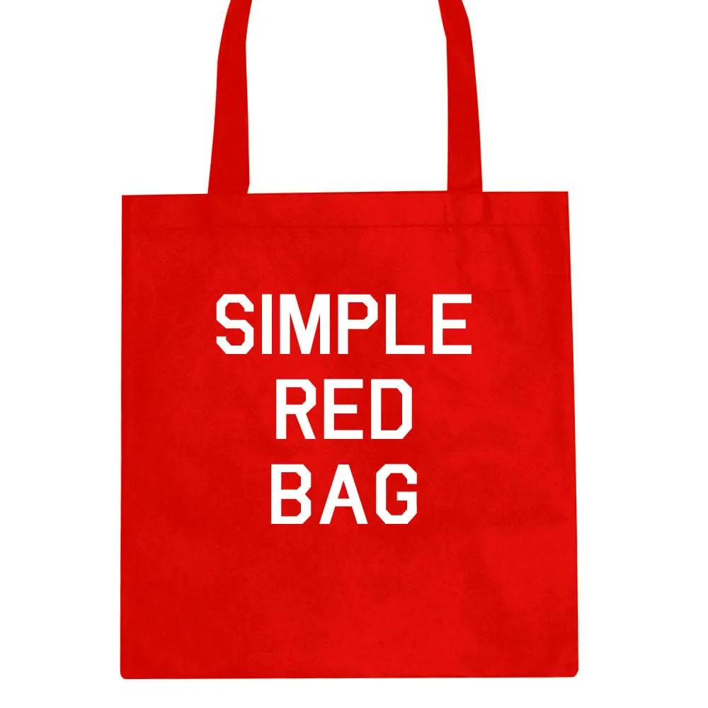 Simple Black Tote Bag