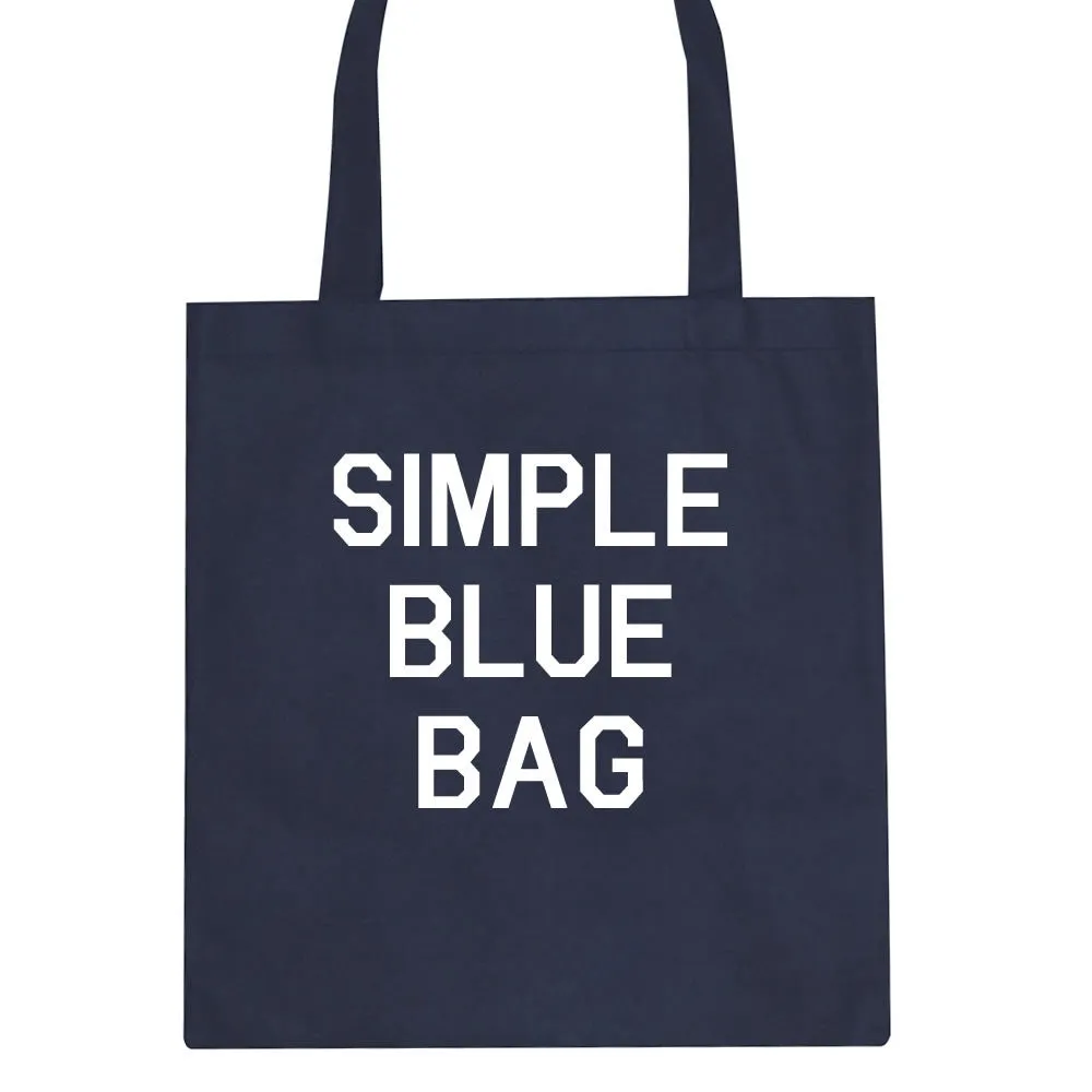 Simple Black Tote Bag
