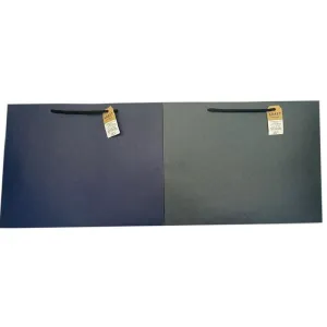 Simple Kraft Gift Bag - Blue - 41Cm X 31Cm X 14Cm -1.34Ft X 1.01Ft X 5.51In -