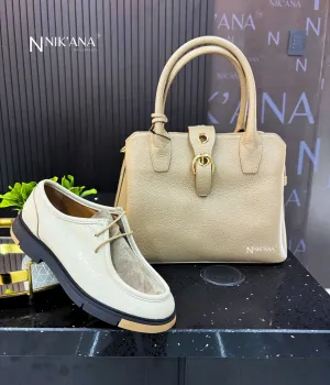 SKARLET008-Beige Hand bag