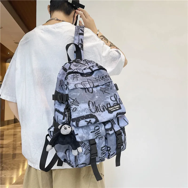 Sohiwoo Egirl Style Nylon Backpack