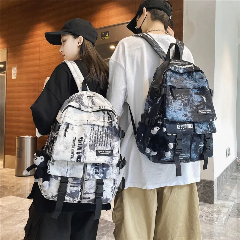 Sohiwoo Egirl Style Nylon Backpack