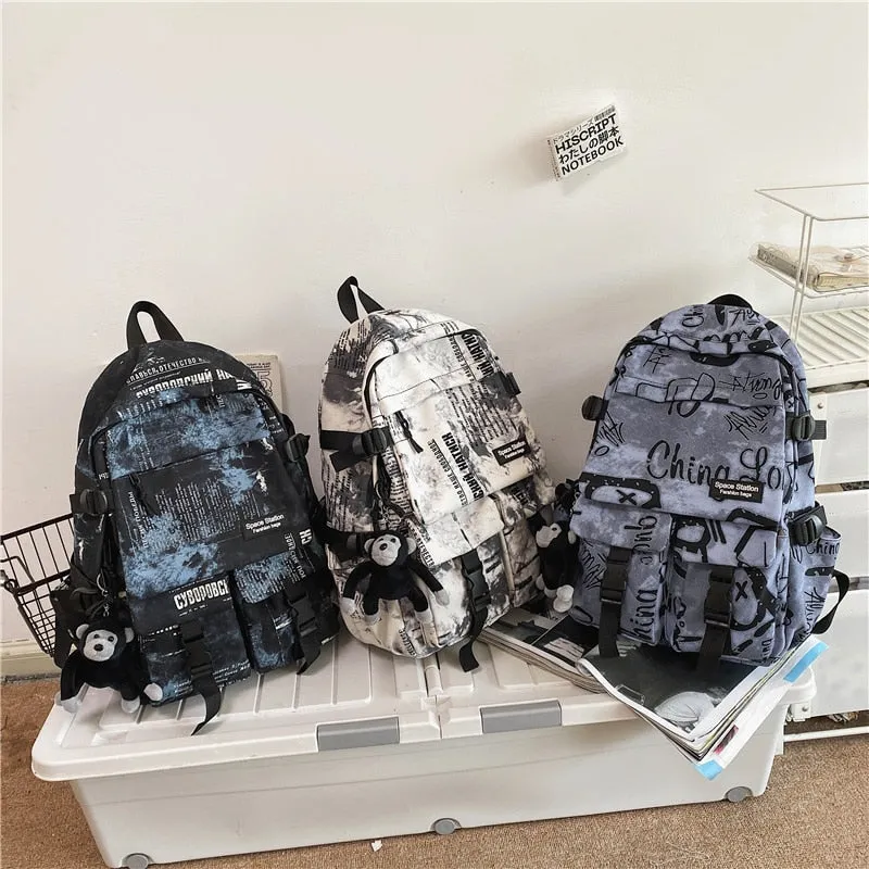 Sohiwoo Egirl Style Nylon Backpack