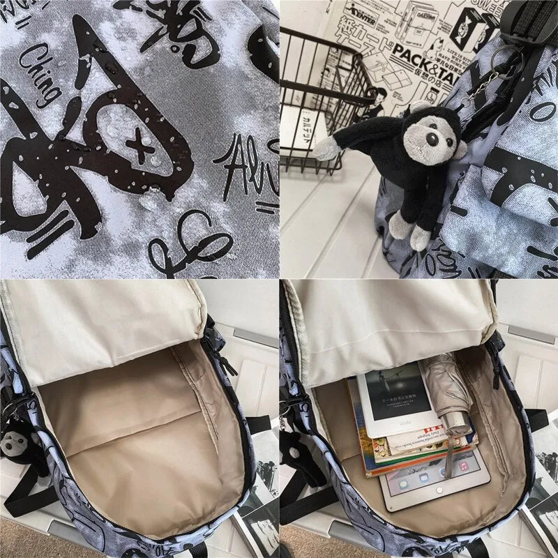 Sohiwoo Egirl Style Nylon Backpack