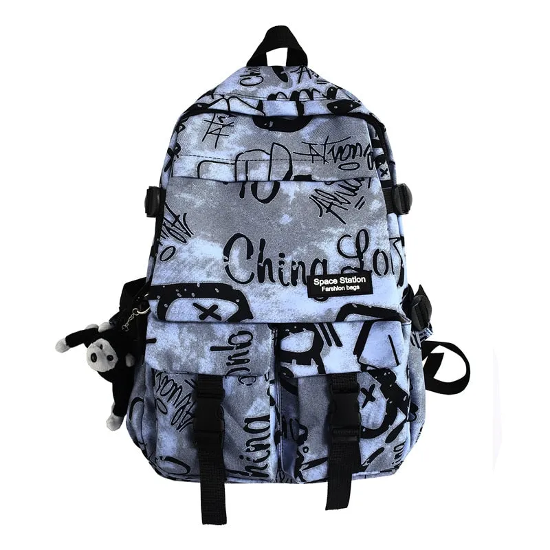 Sohiwoo Egirl Style Nylon Backpack