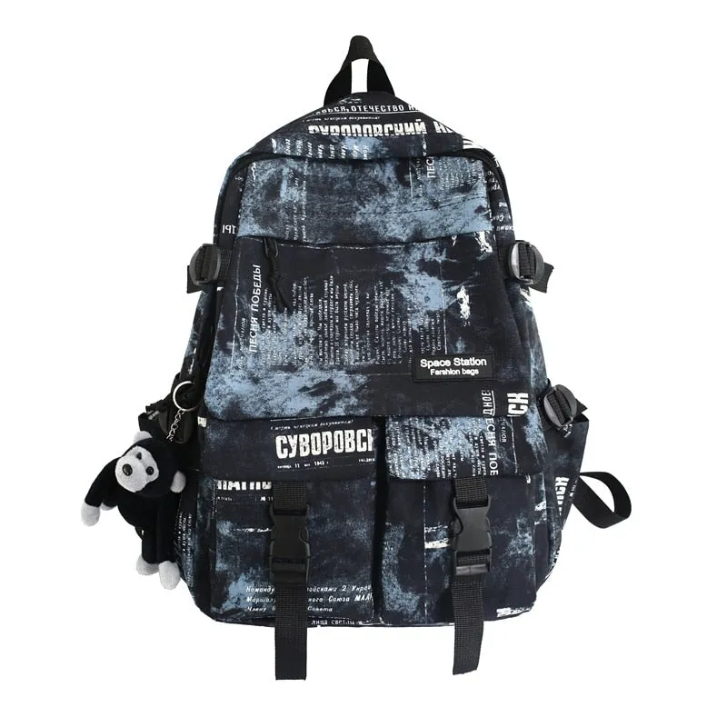 Sohiwoo Egirl Style Nylon Backpack