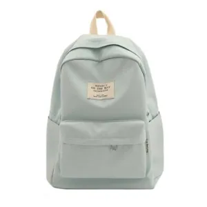 Sohiwoo Pastel Simple Design Oxford Backpack
