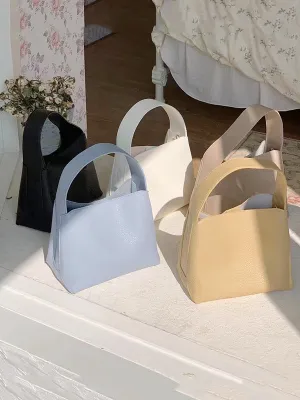 Solid Color Split-Joint Bags Handbags