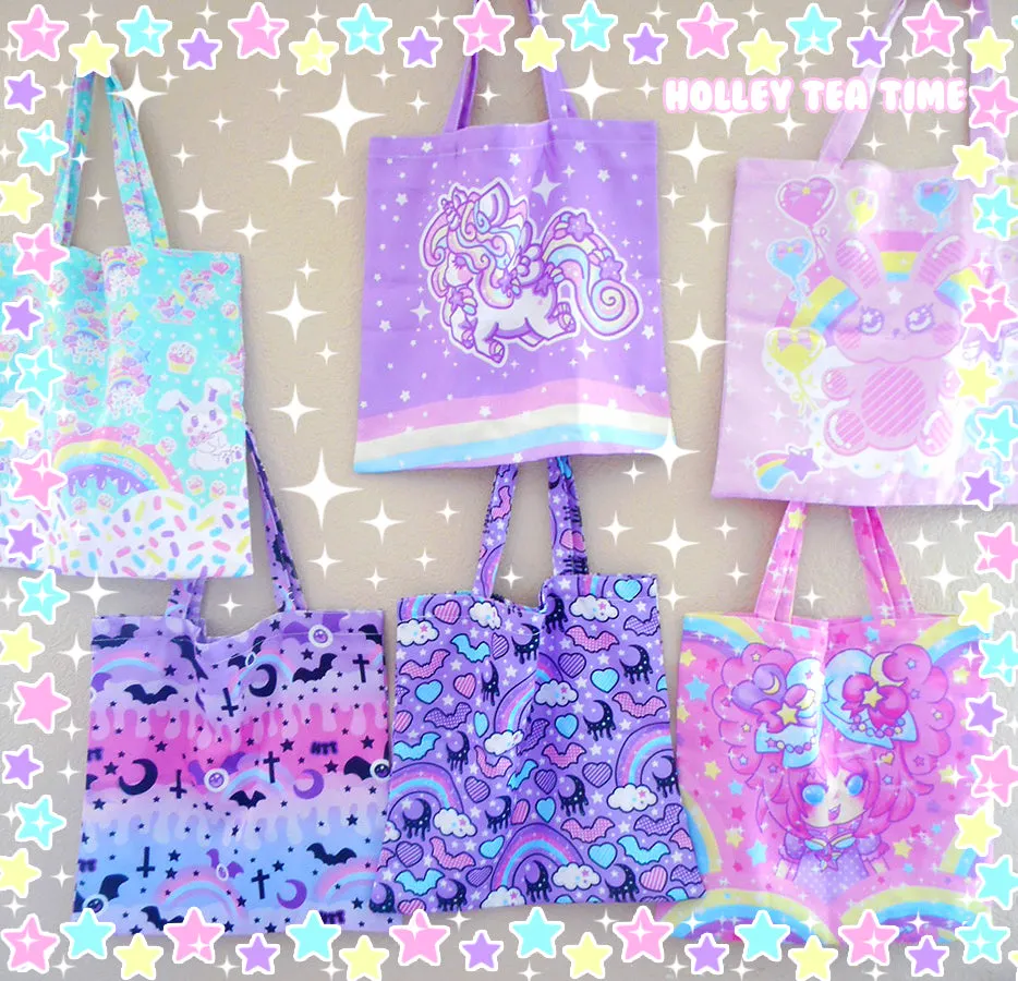 Spooky Bats Tote Bag [Made To Order]