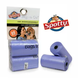 Spotty Bags to Go 100% Biodegradable Waste Bags