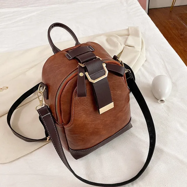 Stylemein - Leather Backpack | Small Leather Backpack