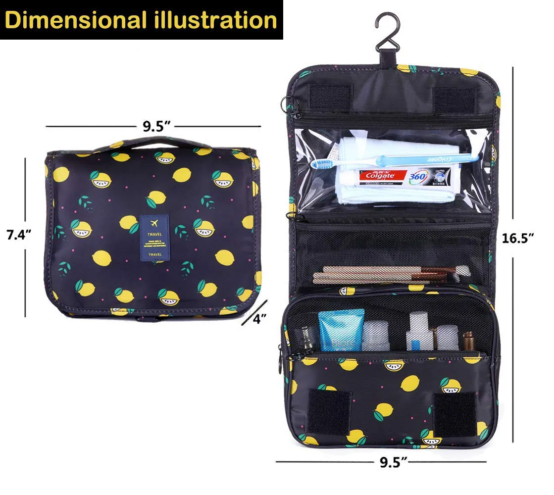 Toiletry Bag Multifunction Cosmetic Bag Portable Makeup Pouch Waterproof