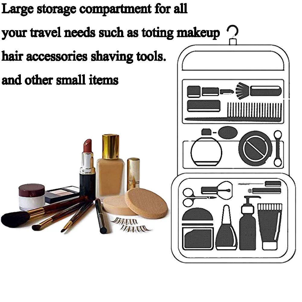 Toiletry Bag Multifunction Cosmetic Bag Portable Makeup Pouch Waterproof