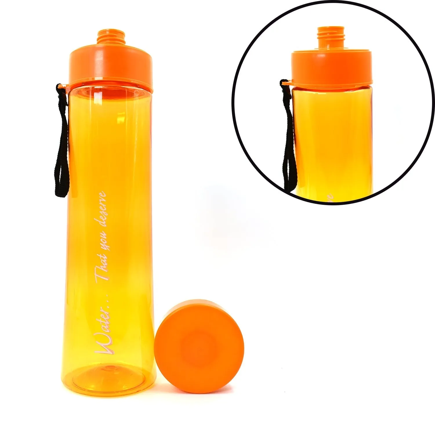 Unbreakable, Leakproof, Durable, BPA Free, Non-Toxic Plastic Water Bottles, 1 Litre (Pack of 3, Assorted Color)