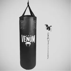 Venum Origins Heavy Punch Bag Kit Black/White