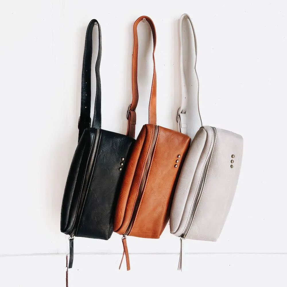 Whitley Waist Crossbody Bag: Brown