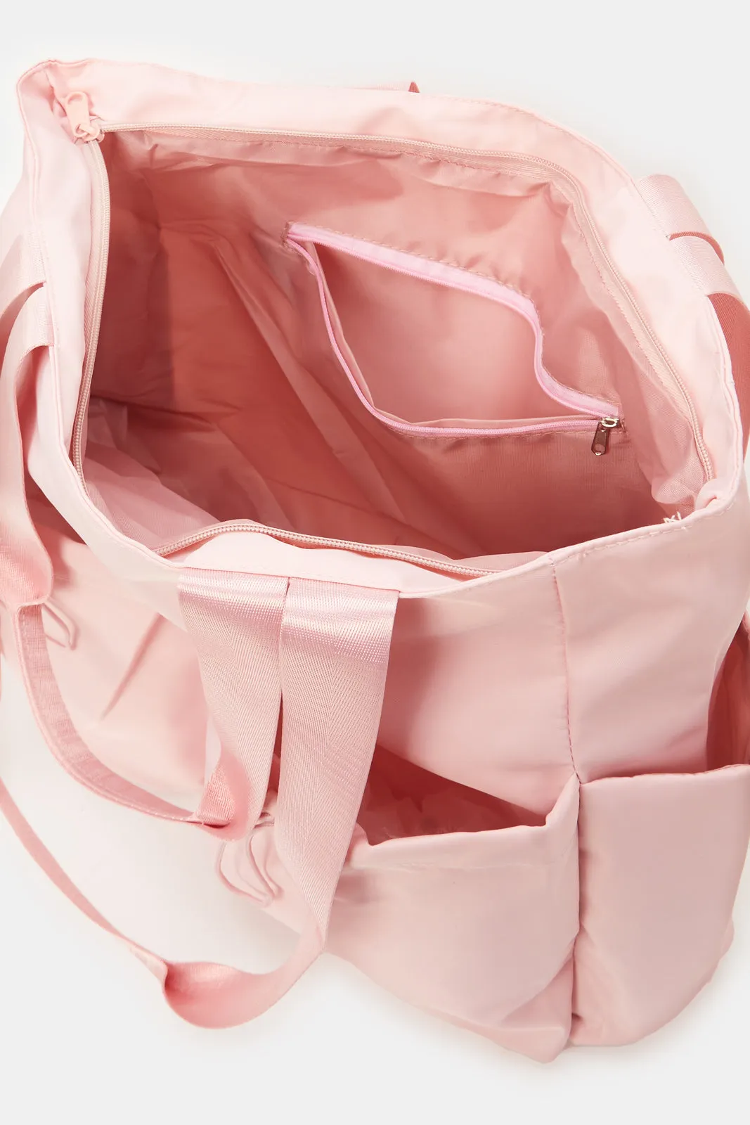 Women Pink Hold All Bag