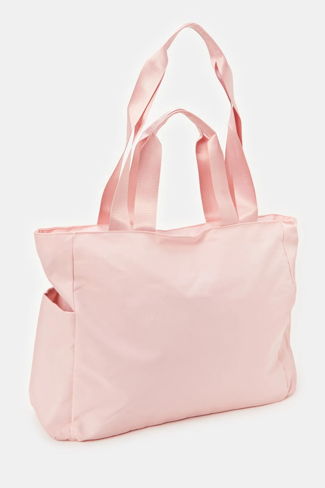 Women Pink Hold All Bag