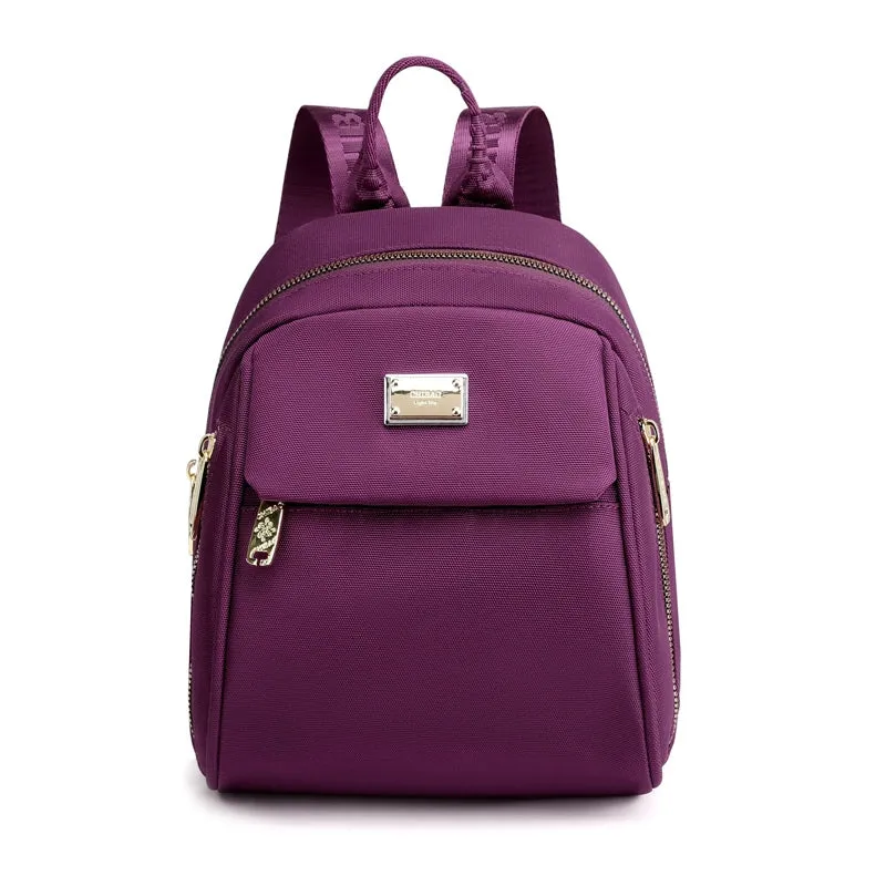 Women's Nylon Mini Backpack Backpack